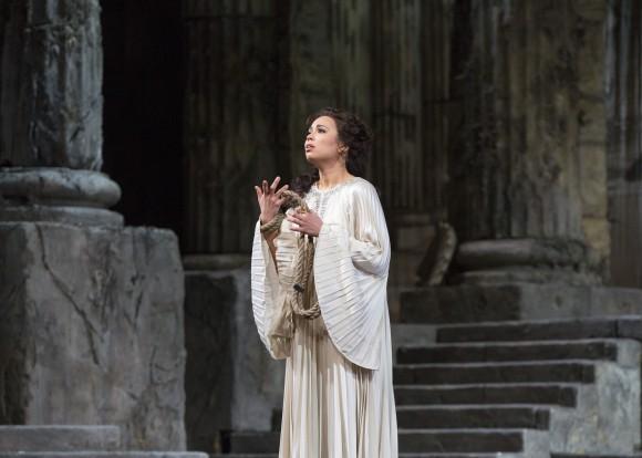 Nadine Sierra as Ilia in Mozart's "Idomeneo."(Marty Sohl/Metropolitan Opera)