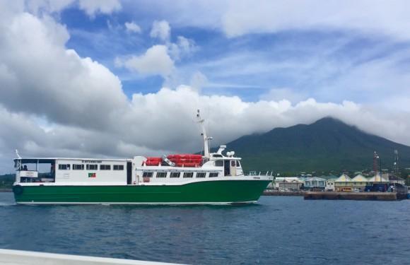 The ferry that runs between Nevis and St. Kitts. (Janna Graber)
