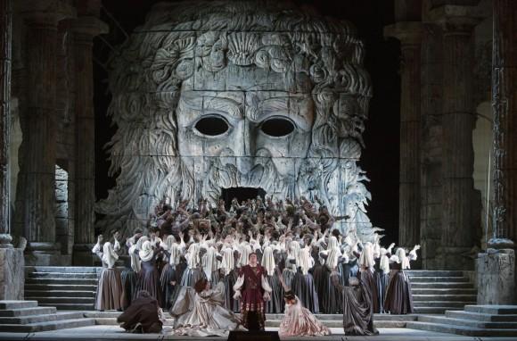 A scene from Mozart's "Idomeneo." (Marty Sohl/Metropolitan Opera)