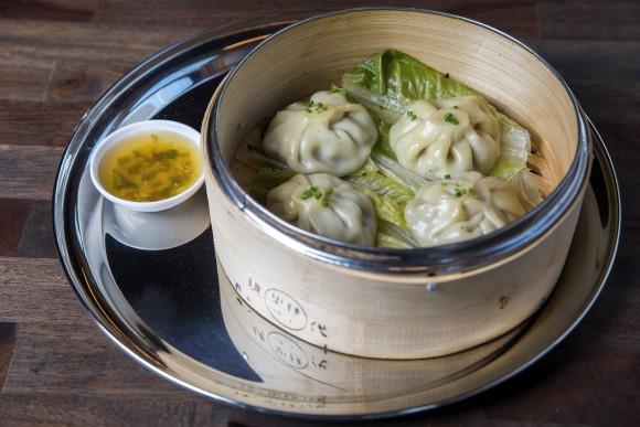 Asian stuffed steamed dumplings (Suzi Pratt/Shutterstock)
