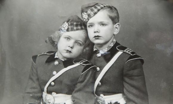 Ildiko Trien (nee Brayer), 5, and her brother Csaba Brayer, 9, did some Scottish dancing when they first joined the Krately Circus in Romania in 1946. (Courtesy of Ildiko Trien)