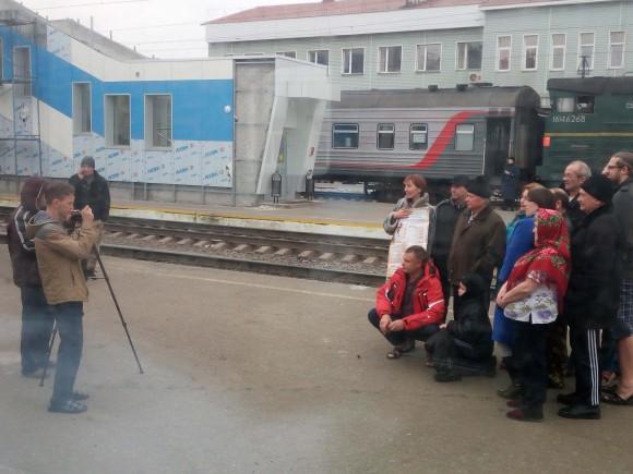 Family traveling on the Trans-Siberia train. (Vlatka Jovanovic)