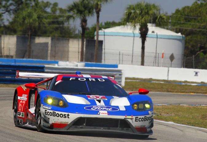 After four hours, Ford was first and second in GTLM. (Chris Jasurek/Epoch Times)