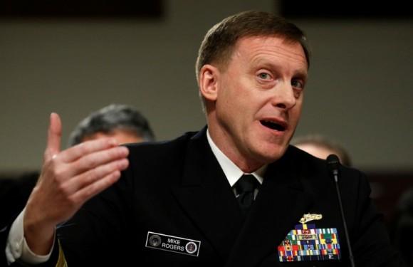 U.S. National Security Agency Director Admiral Mike Rogers testifies before a Senate Armed Services Committee hearing on foreign cyber threats, on Capitol Hill in Washington on Jan. 5, 2017. (REUTERS/Kevin Lamarque)