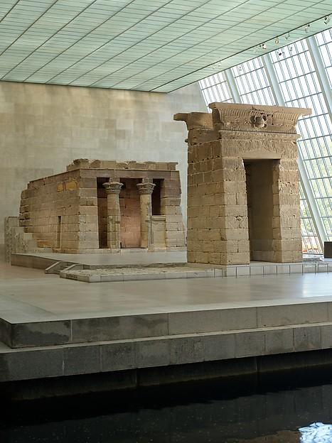 The Temple of Dendur. (Given to the United States by Egypt in 1965, awarded to The Metropolitan Museum of Art in 1967, and installed in The Sackler Wing in 1978)