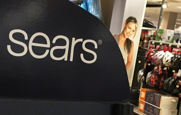 A Sears logo is seen inside a department store in Garden City, New York on May 23, 2016. (REUTERS/Shannon Stapleton/File Photo)