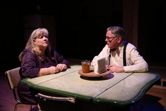 Lola (Heather MacRae) and Doc (Joseph Kolinski) haven't lived the life they'd hoped for, in a scene from "Come Back, Little Sheba." (Carol Rosegg)