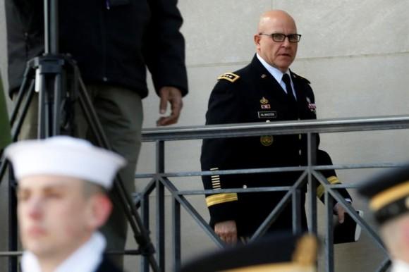 White House National security adviser Lt. Gen. H.R. McMaster arrives at the Pentagon in Washington, U.S., March 16, 2017. (REUTERS/Yuri Gripas)