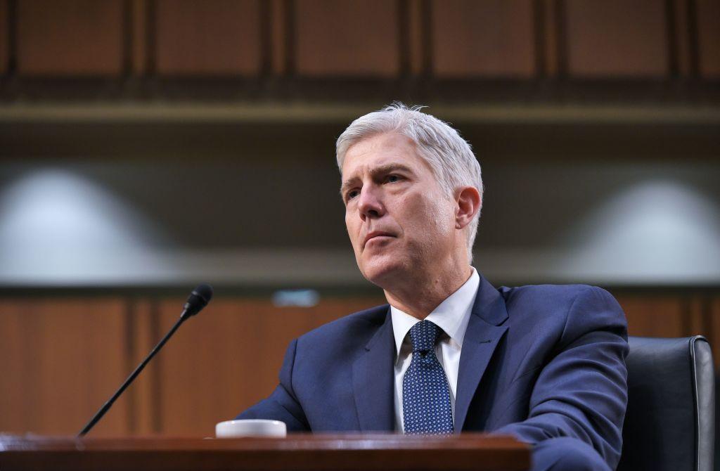 Neil Gorsuch testifies before the Senate Judiciary Committee on his nomination to be an associate justice of the US Supreme Court during a hearing in the Hart Senate Office Building in Washington on March 22, 2017. (MANDEL NGAN/AFP/Getty Images)