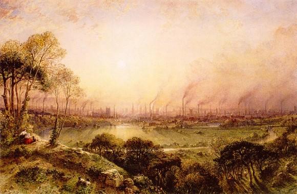 "Manchester from Kersal Moor" by William Wyld. (public domain)