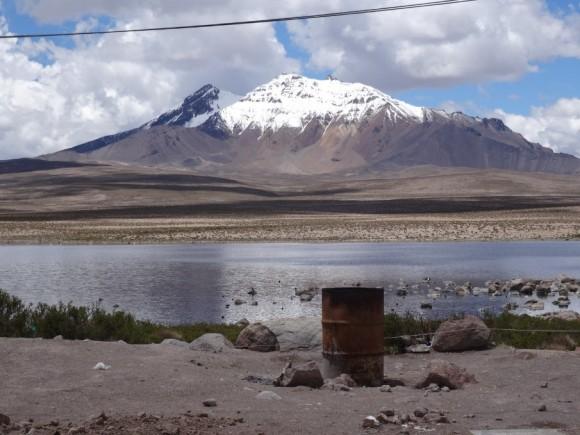 Snow-capped mountains on the border with Bolivia. (David Lawes)