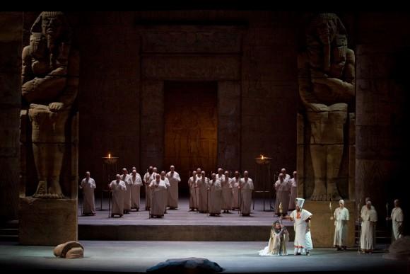 A scene from Verdi's "Aida". (Marty Sohl/Metropolitan Opera)