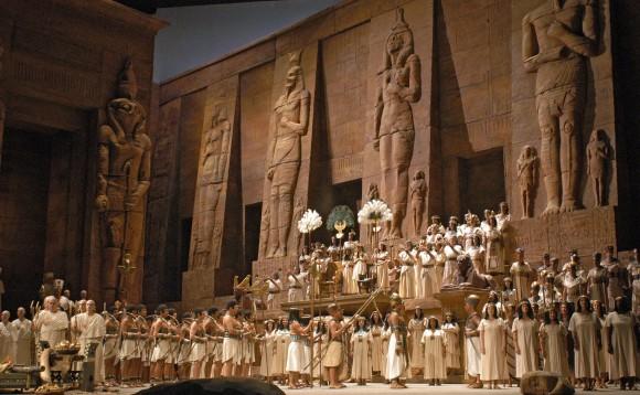 A scene from Act 2 of Verdi's "Aida."<br/> (Marty Sohl/Metropolitan Opera)