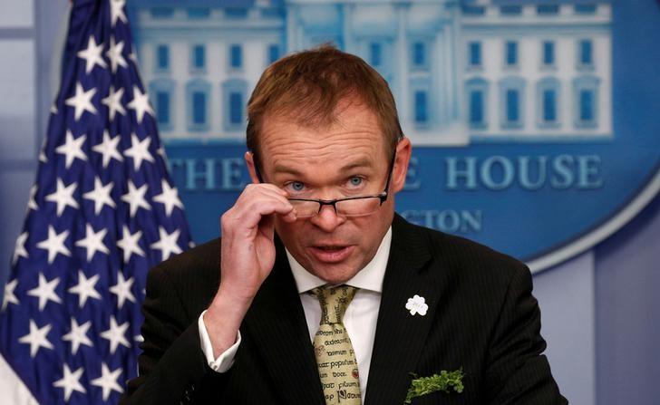 White House Office of Management and Budget Director Mick Mulvaney speaks about President Donald Trump's budget in the briefing room of the White House in Washington on March 16, 2017. (REUTERS/Kevin Lamarque)