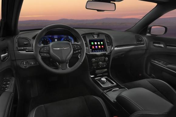The interior of the 2017 Chrysler 300S. (Courtesy of FCA)