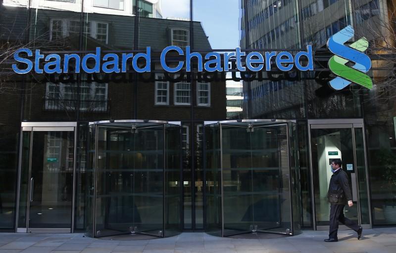 The head office of Standard Chartered bank in the City of London on Feb. 27, 2015. (REUTERS/Eddie Keogh)