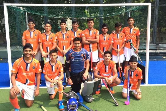 Khalsa U16 youth hockey team were crowned HKHA youth cup champions by beating Antlers 3--0 in the final at King's Park on Sunday May 7, 2017. (Khalsa Hockey).