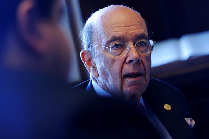 Commerce Secretary Wilbur Ross sits for an interview in his office in Washington on May 9, 2017. (REUTERS/Jonathan Ernst)