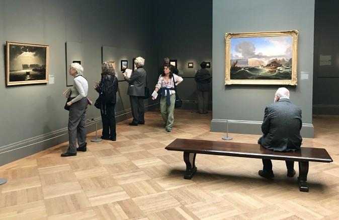 "Peder Balke: Painter of Northern Light" exhibition at The Metropolitan Museum of Art on April 13, 2017. (Milene Fernandez/The Epoch Times)