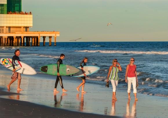 Another popular activity in Atlantic City is surfing. (Casino Reinvestment Development Authority)