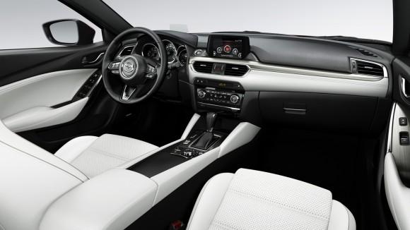 The interior of the 2017 Mazda6. (Courtesy of Mazda)