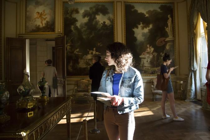 People enjoy the First Fridays event at The Frick Collection in New York City on June 2, 2017. (Samira Bouaou/The Epoch Times)