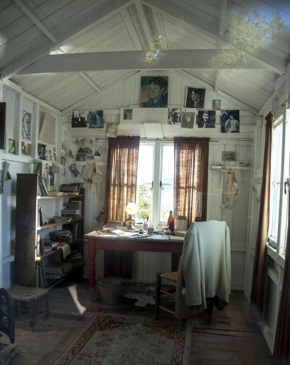 The Writing Shed, where Dylan Thomas penned some of his most inspired pieces. (Carole Jobin)