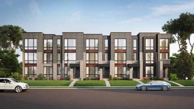Rendering of Abbey Lane townhouses. (Courtesy of Poetry Living )
