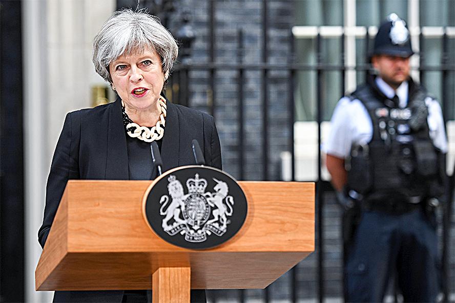 British Prime Minister Theresa May. (LEON NEAL/GETTY IMAGES)