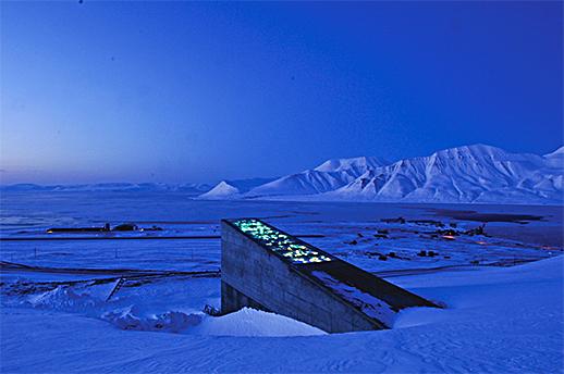 The "doomsday vault," on the island of Spitsbergen, humanity's safeguard against a global food shortage. (COURTESY OF GLOBAL CROP DIVERSITY TRUST)