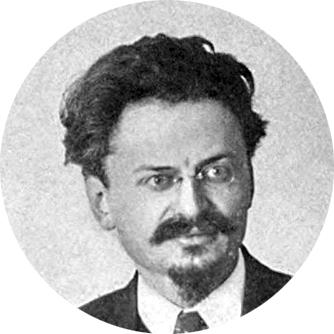 Leon Trotsky, a Communist Party leader alongside Vladimir Lenin, and one of the seven members of the first Politburo.