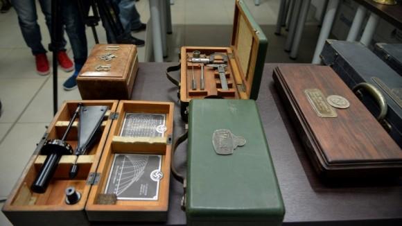 Nazi artifacts seized in the house of an art collector are displayed in Buenos Aires, in this undated handout released on June 20, 2017. (Courtesy of the Argentine Ministry of Security/Handout via Reuters)