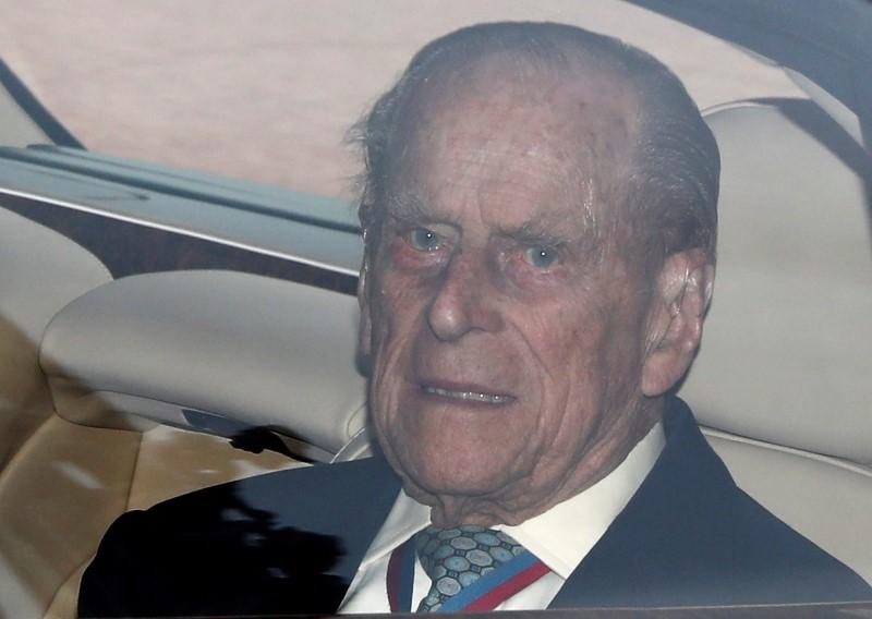 Britain's Prince Philip leaves Buckingham Palace in London on May 4, 2017. (REUTERS/Neil Hall)