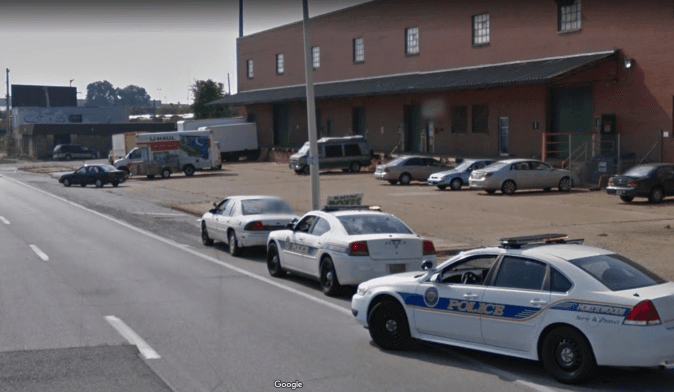 Approximate location on the 4500 block of Riverview Boulevard in St. Louis where Jerome Baker's skull was found. (Google Streetview)
