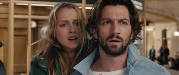 Teresa Palmer and Michiel Huisman in the "Ground Hog's Day"-esque feature, "2.22." (Fox Studios)