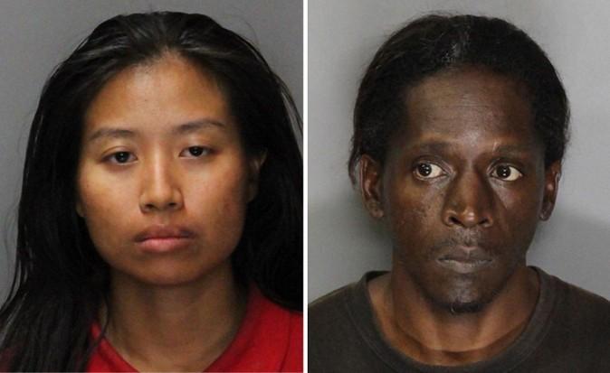 Angela Phakhin and Untwan Smith were arrested on child endangerment and conspiracy charges. (SACRAMENTO COUNTY SHERIFF'S DEPARTMENT)