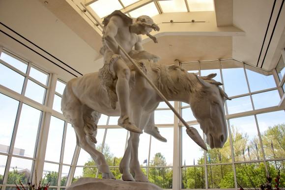 A sculpture at the National Cowboy and Western Heritage Museum titled "End of the Trail." (National Cowboy and Western Heritage Museum)