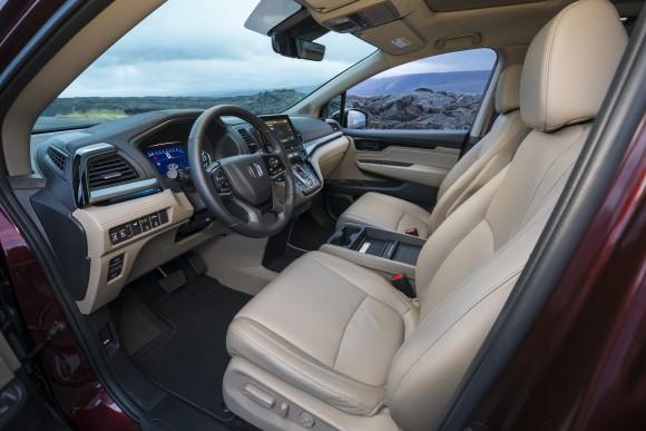 The interior of the 2018 Odyssey. (Courtesy of Honda)