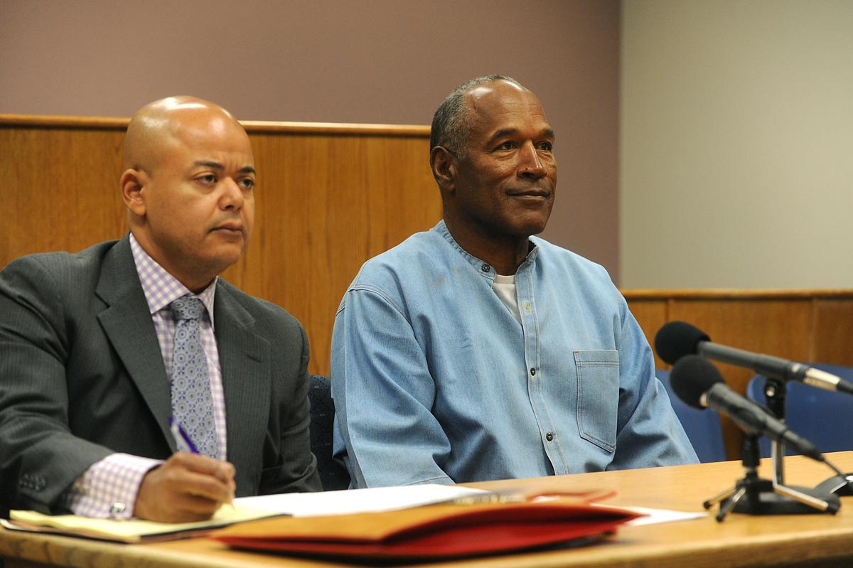 O.J. Simpson arrives for his parole hearing at Lovelock Correctional Centre in Lovelock, Nevada on July 20, 2017. (REUTERS/Jason Bean/POOL)