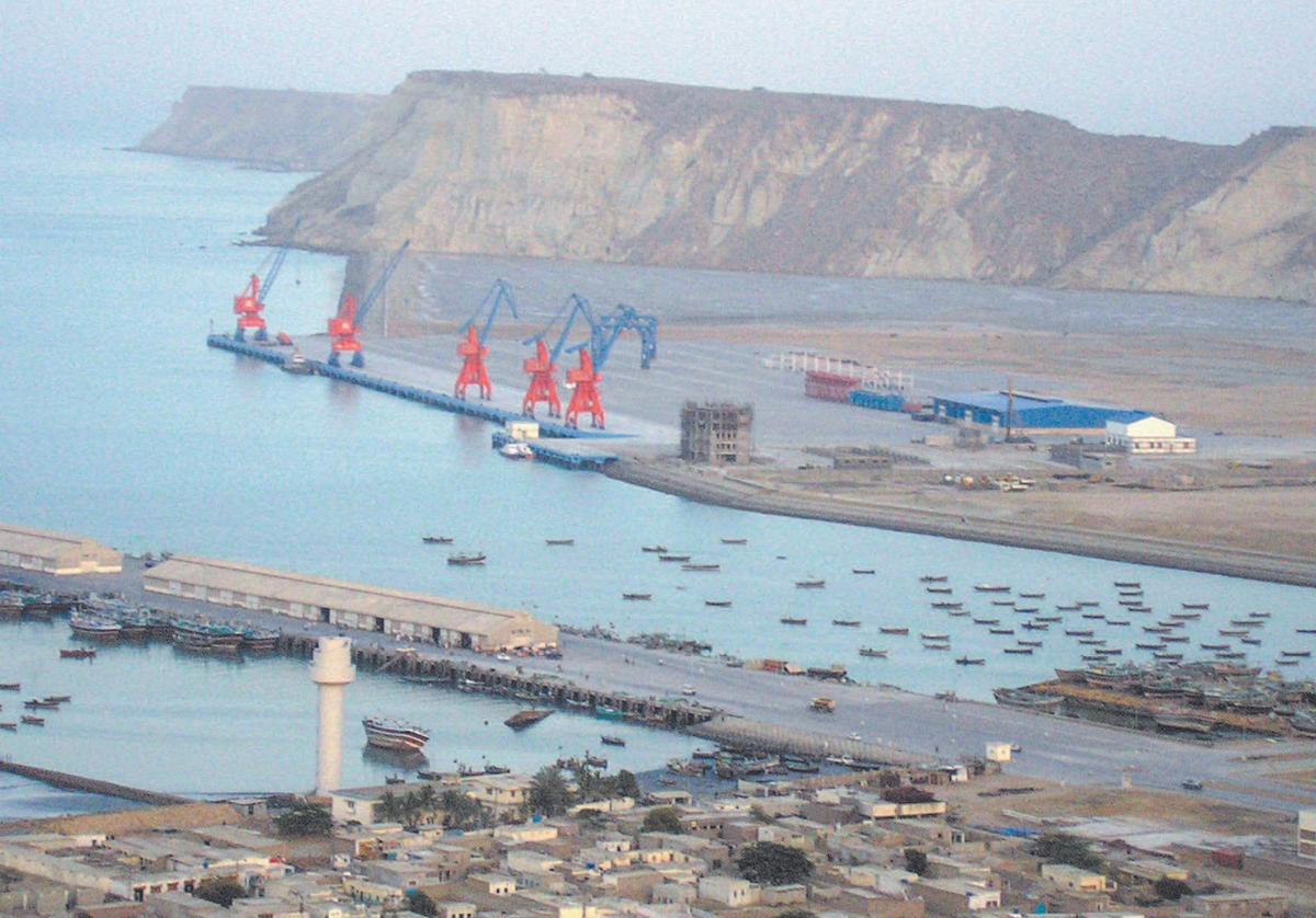 BOATS AT THE GWADAR PORT IN PAKISTAN ON THE ARABIAN SEA. China Overseas Ports Holding Company is leasing the port until 2059 and has already started expanding it. China has been looking to secure sea trading lanes along the so-called Maritime Silk Road, and the Pakistani port is an important piece in the puzzle. (J. PATRICK FISCHER/CC BY-SA)