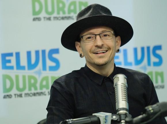 Chester Bennington visits "The Elvis Duran Z100 Morning Show" at Elvis Duran Offices on Feb. 21, 2017 in New York City. (Dimitrios Kambouris/Getty Images)