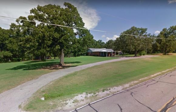 Google Street View screenshot of the 19000 block of Bethel Road in Pottawatomie, Oklahoma, where the buried SUV was found. May not be the exact property. (Google Street View)