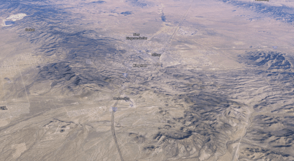 Aerial rendering of Kingman, Arizona. (Google Maps)