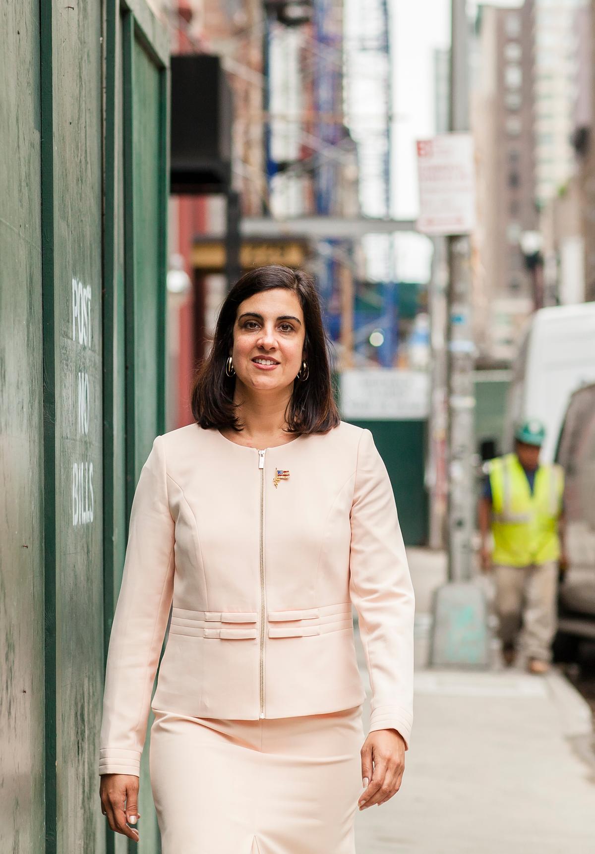 Republican mayoral candidate Nicole Malliotakis, in New York on July 27, 2017. (Samira Bouaou/The Epoch Times)