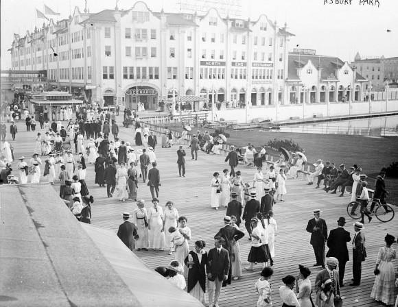 The Asbury Park boardwalk in bygone days. (Asbury Park Boardwalk)