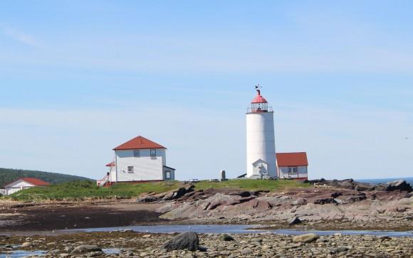The lighthouse on Ile Verte is now a B & B with 9 rooms. (Janna Graber)