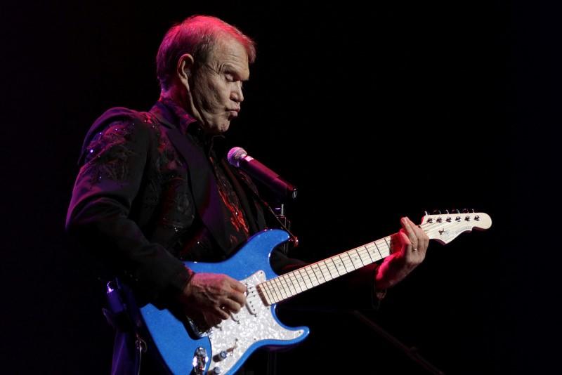 Singer Glen Campbell, currently on a farewell concert tour following his recent diagnosis with Alzheimer's disease, performs on stage at Club Nokia in Los Angeles, Calif., on on Oct. 6, 2011. (REUTERS/Jonathan Alcorn)