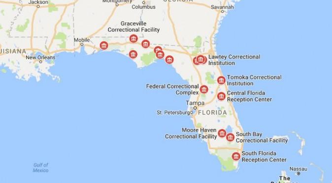 Prison guards in Florida have seized weapons and cellphones as a statewide lockdown continues, according to reports. (FDC)