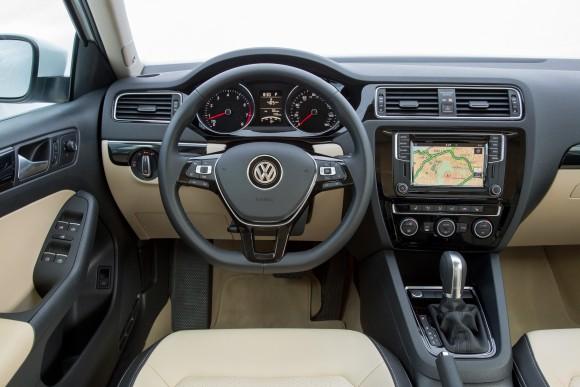 From the driver's seat of the 2017 VW Jetta. (Courtesy of Volkswagen)
