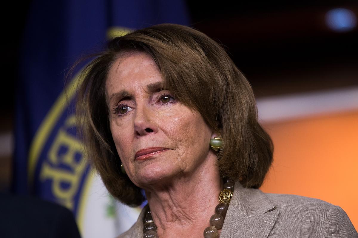 House Minority Leader Nancy Pelosi (D-CA) on Capitol Hill on July 28, 2017. Pelosi condemned the Antifa extremist group in a statement on Aug. 29. (Drew Angerer/Getty Images)